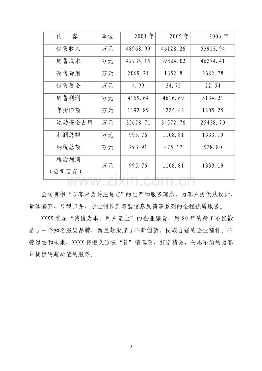 智能化中高档职业装生产线技改项目申请立项可行性研究报告.doc_第3页