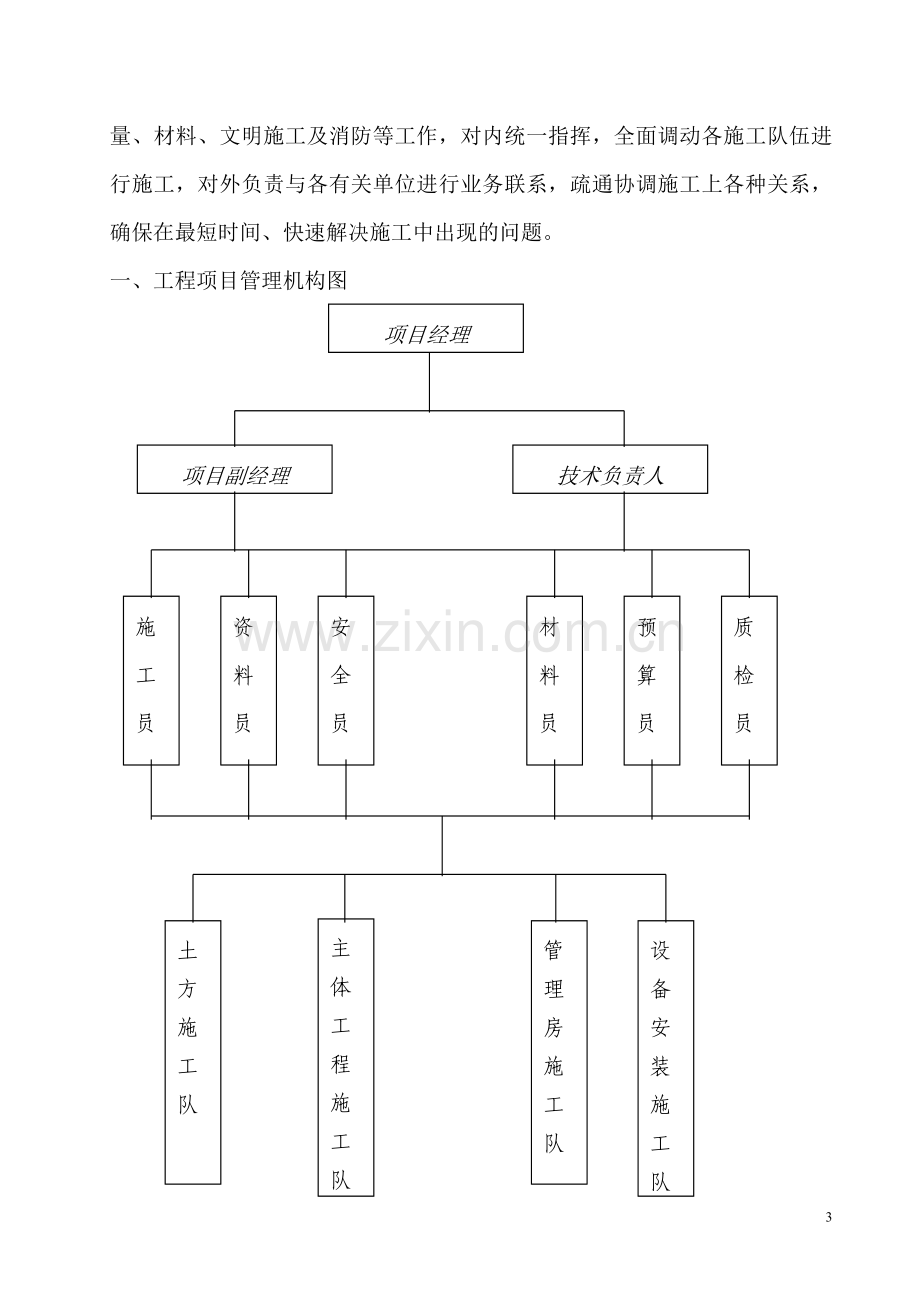 污水处理池施工组织方案说明书工程施工方案.doc_第3页