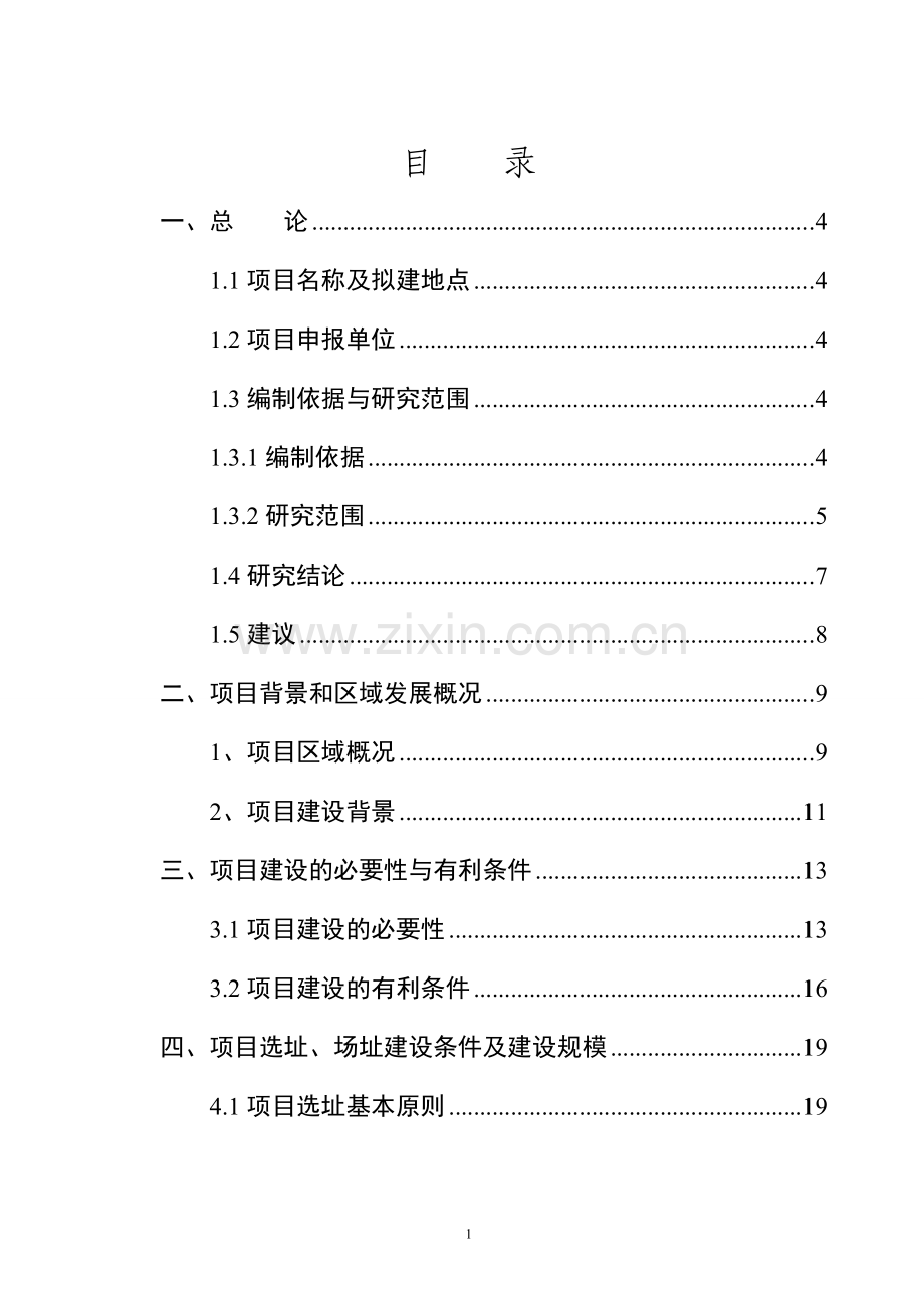 XXX县市皮鞋、鞋料批发市场建设项目可行性研究报告.doc_第1页