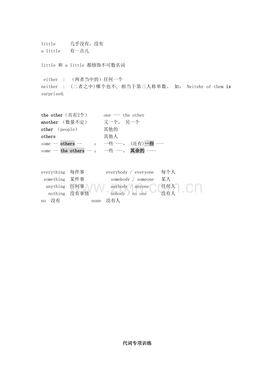 初中英语代词讲解及专项练习.doc_第3页