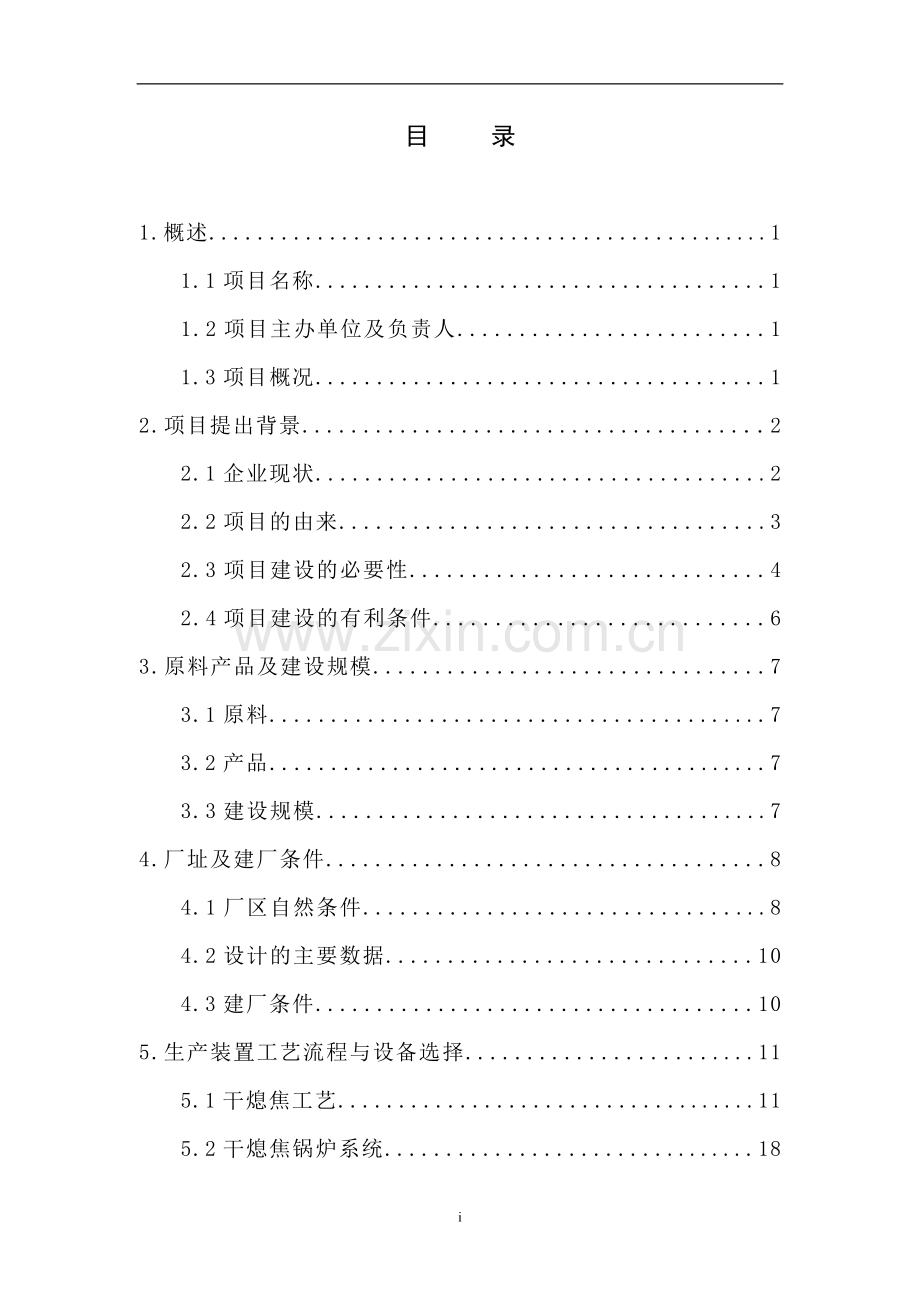 2016年焦炉干熄焦工程建设可研报告.doc_第2页