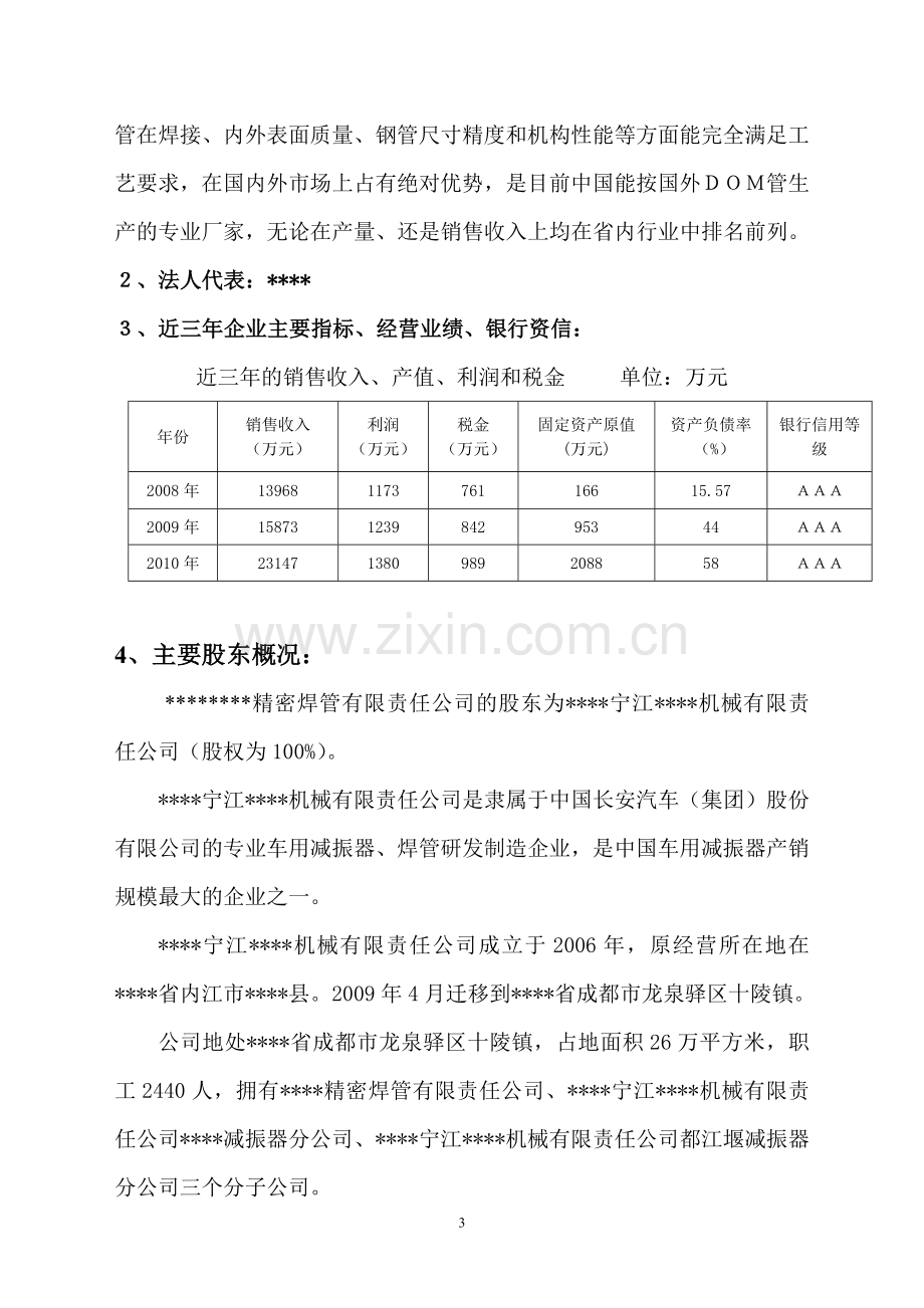 20万吨精密焊管生产线技术改造项目的可行性谋划书.doc_第3页