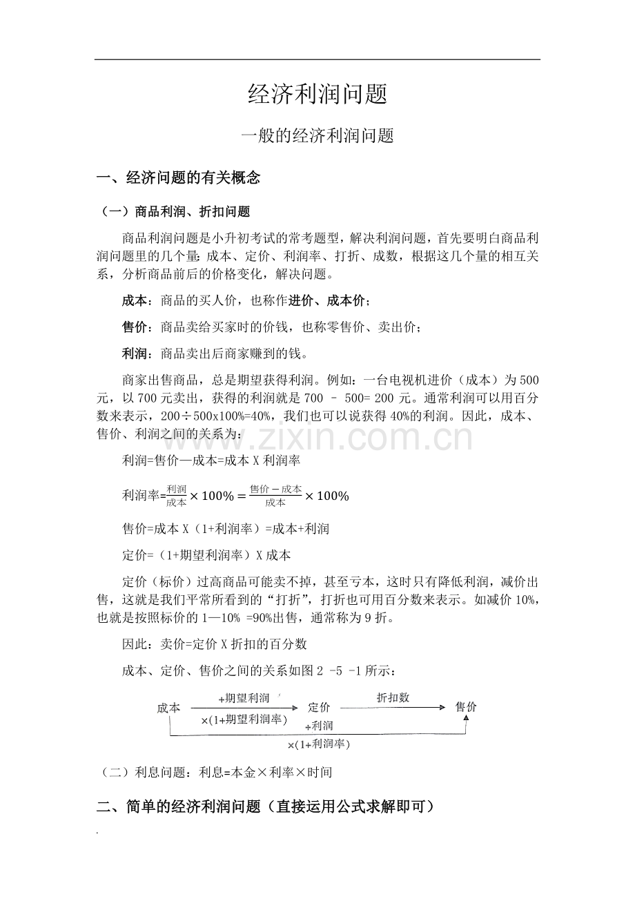 利润问题简单+难(修订版).doc_第1页