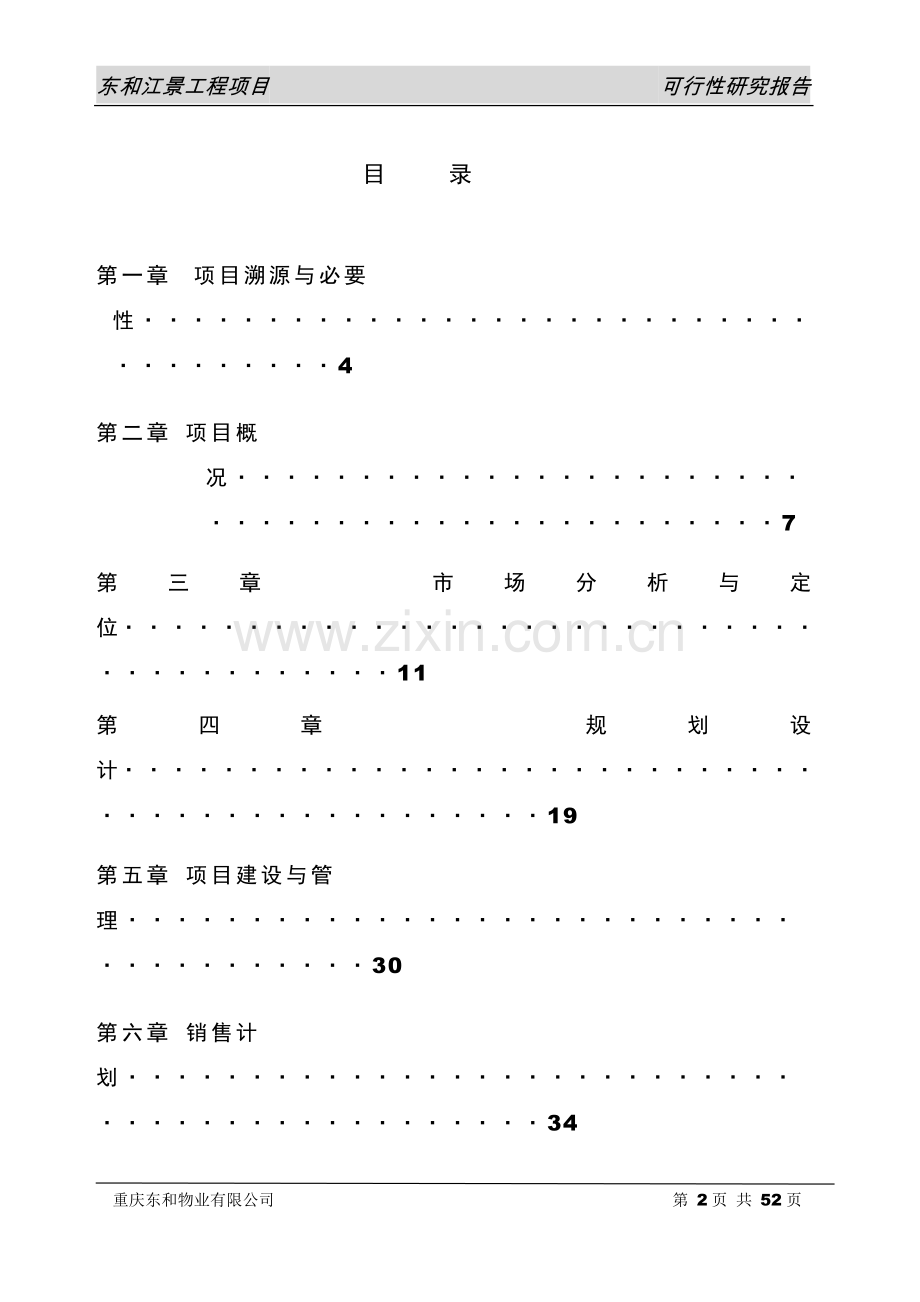 东和江景工程项目可行性分析研究报告.doc_第1页