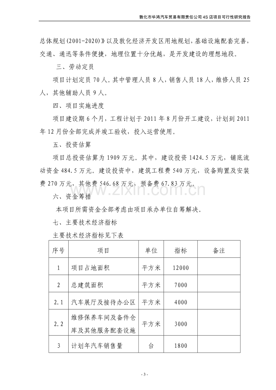 敦化市华鸿汽车贸易有限责任公司4s店可行性谋划书.doc_第3页