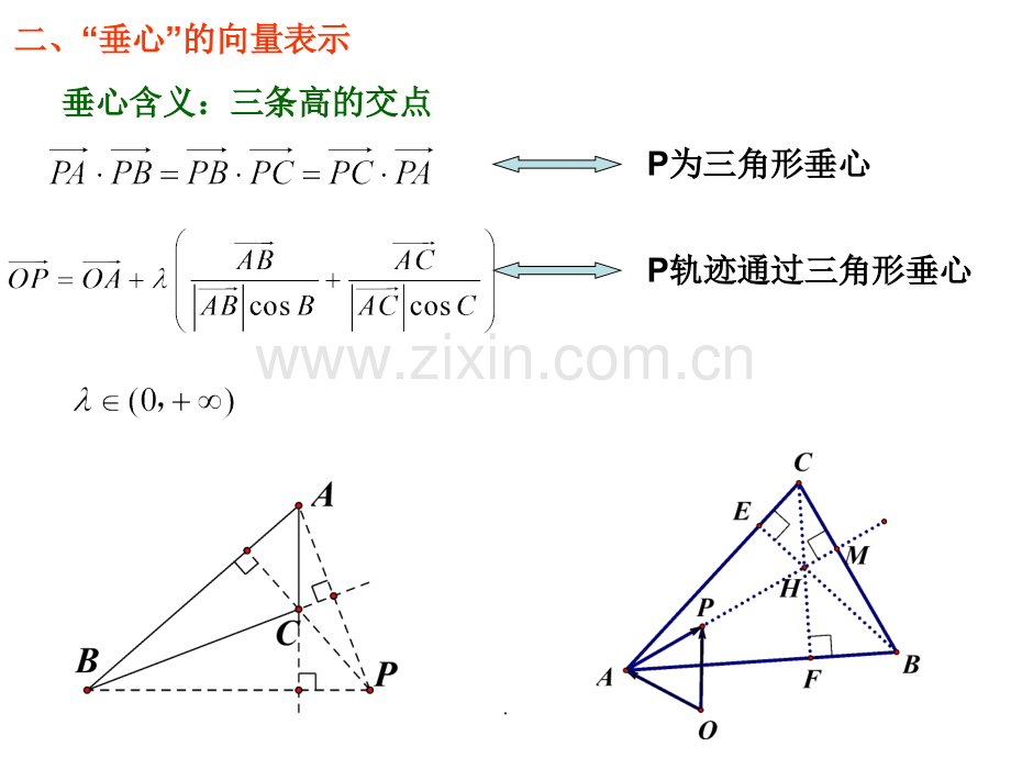 三角形各心含义、性质、向量表示.ppt_第2页