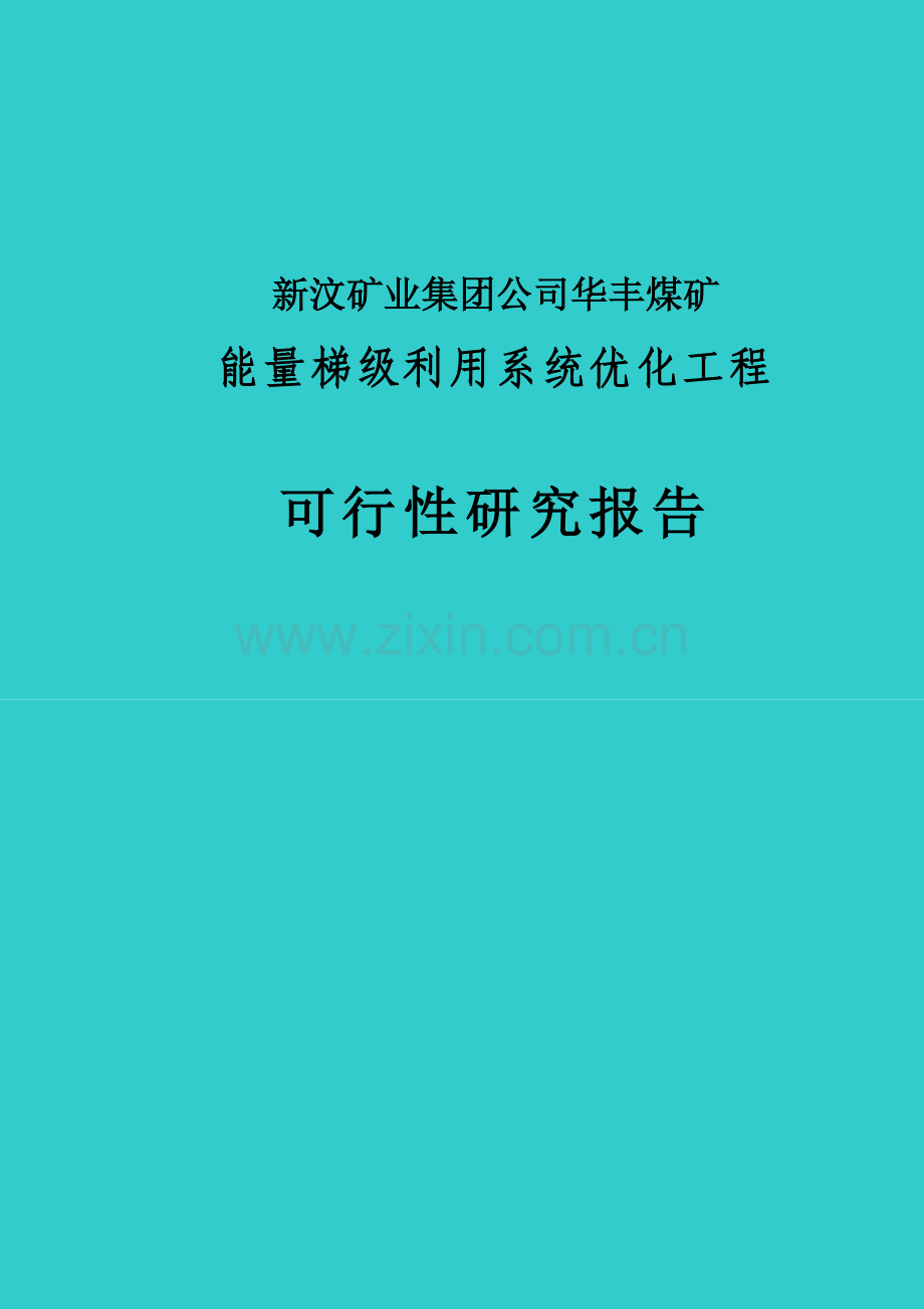 能量梯级利用系统优化项目工程建设可行性研究报告.doc_第1页