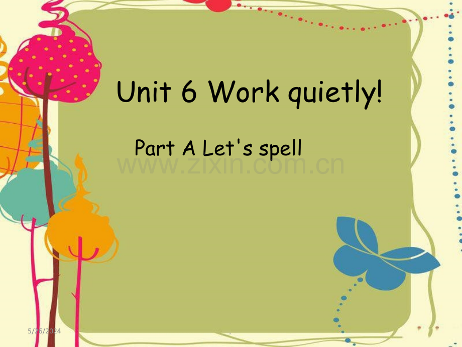 五年级英语下册Unit6-A-Let27s-spell.ppt_第1页