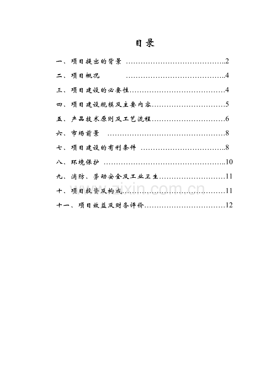 年产6000吨索具项目可行性研究报告.doc_第1页