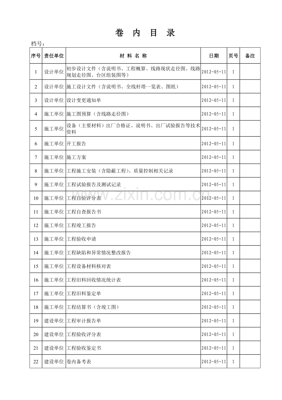 河南10千伏农网竣工资料工程类资料.doc_第2页