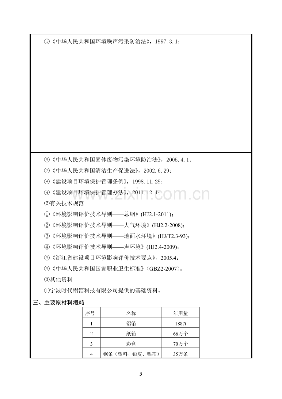 产铝箔卷1100万只环境影响评估报告表2014.doc_第3页