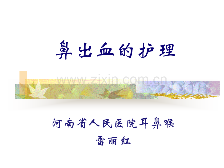 课件鼻出血(3)医学PPT课件.ppt_第2页