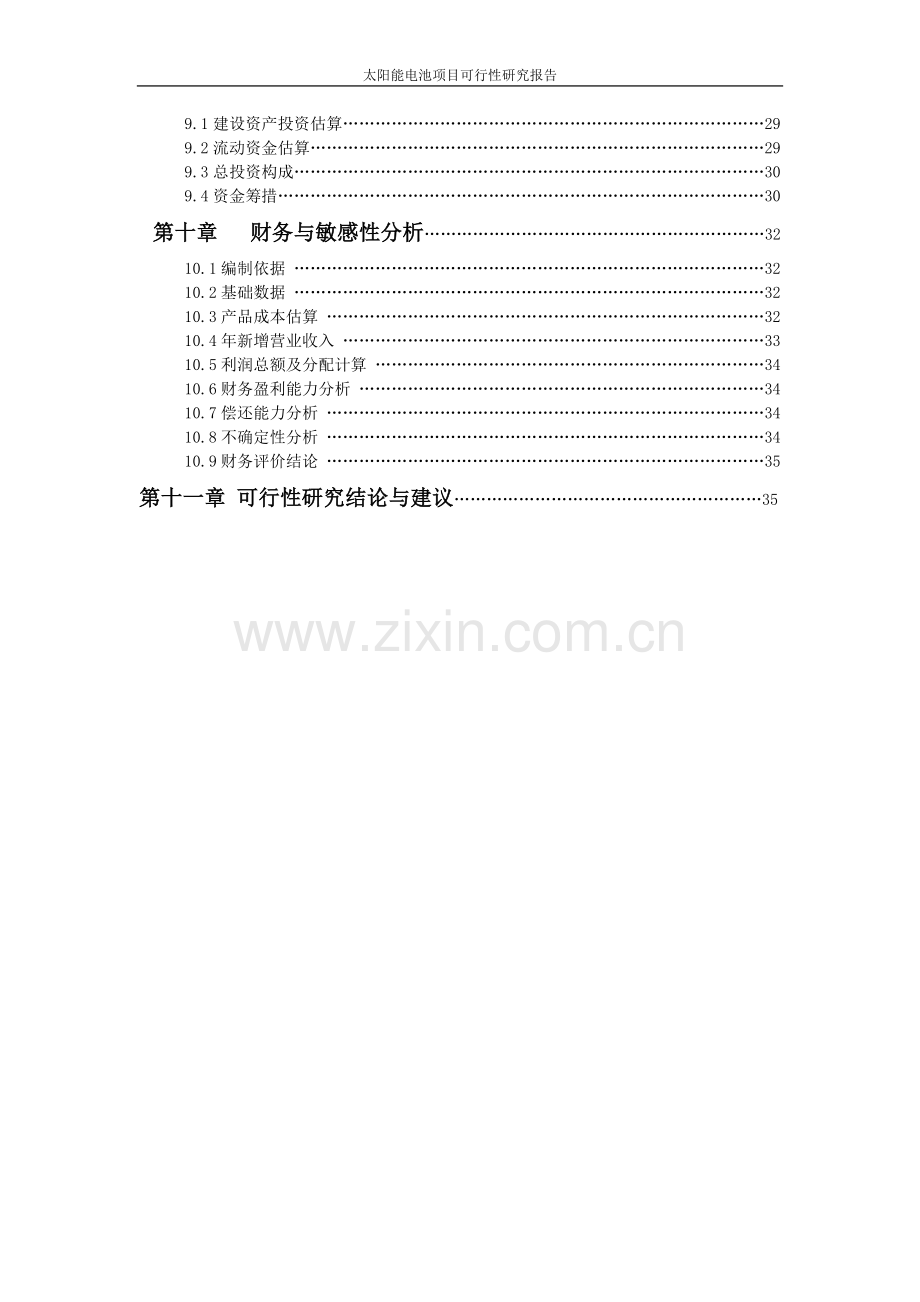 太阳能电池生产项目可行性研究报告审定稿.doc_第3页