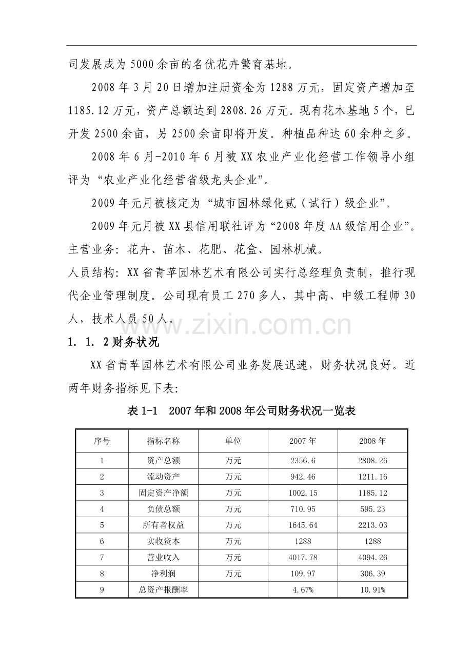 5000亩名优花卉种苗繁育基地扩建项目可行性研究报告.doc_第2页