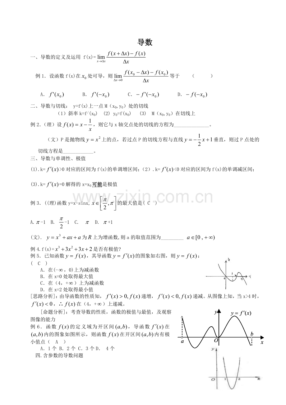 高三导数专题复习教案1.doc_第1页