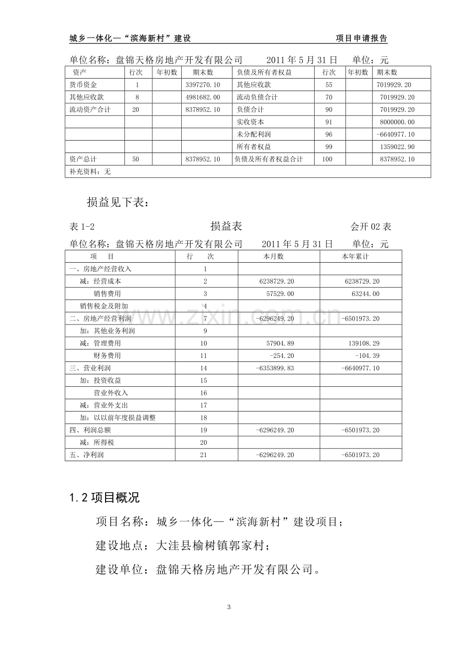 城乡一体化滨海新村项目项目可行性研究报告.doc_第3页