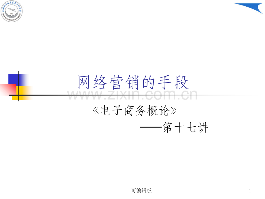 网络营销的手段-电子商务概论.ppt_第1页