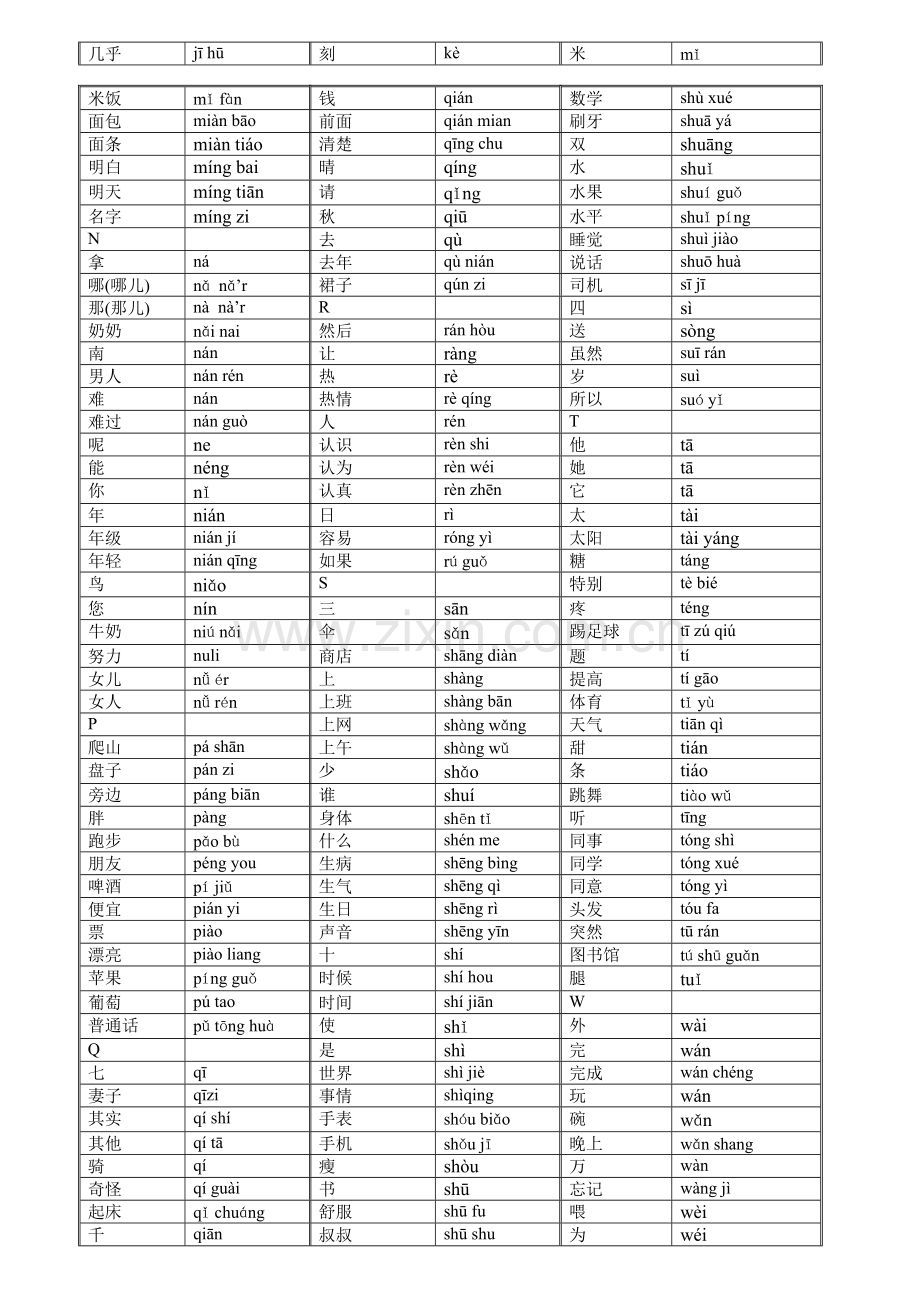 新HSK3级词汇.doc_第3页