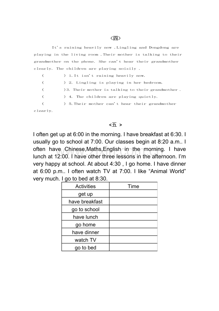 湘少版小学六年级英语阅读训练.doc_第2页