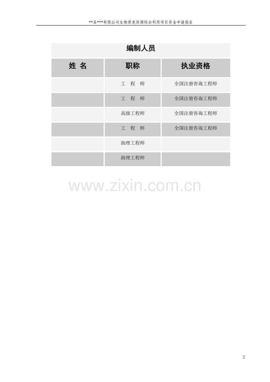 xx有限公司生物质炭资源综合利用建设可行性谋划书.doc_第2页