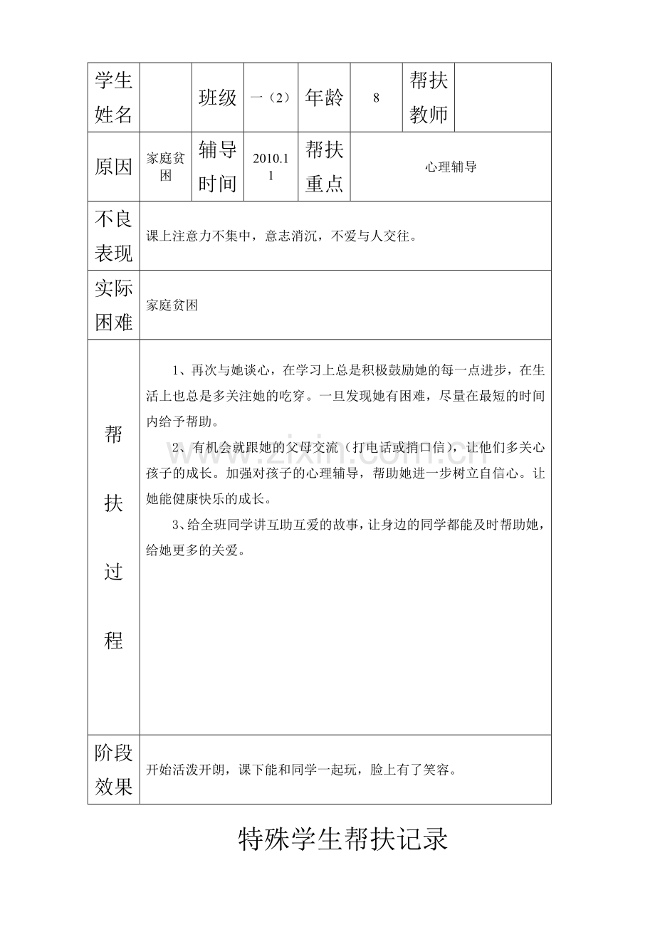 特殊学生帮扶记录.doc_第3页