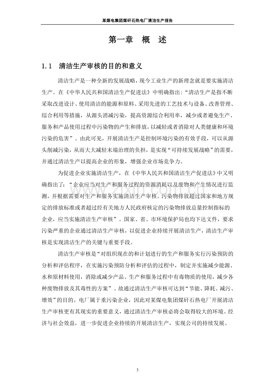 某煤矸石热电厂清洁生产报告.doc_第3页