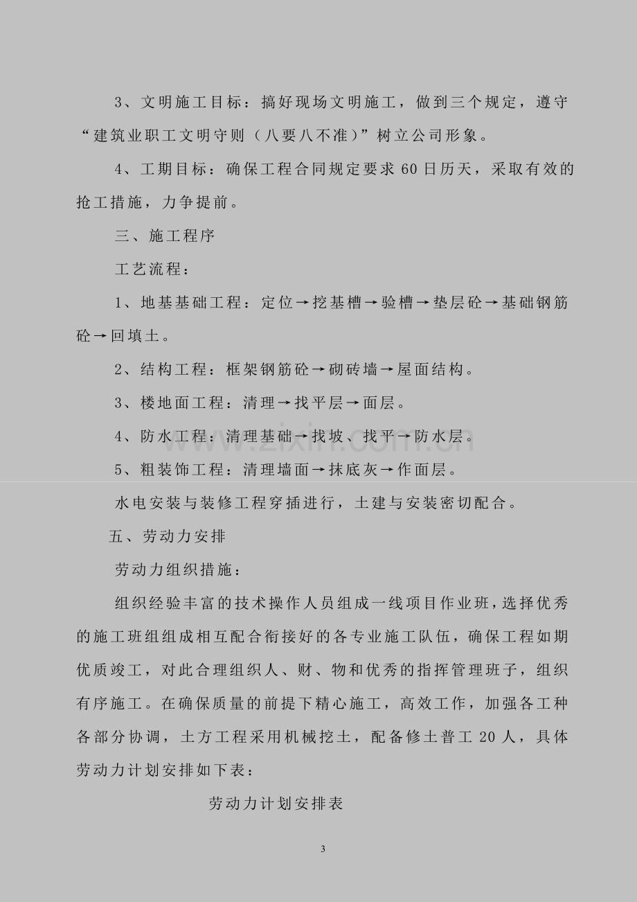 中石化斜口加油站营业房工程施工组织设计方案-毕设论文.doc_第3页