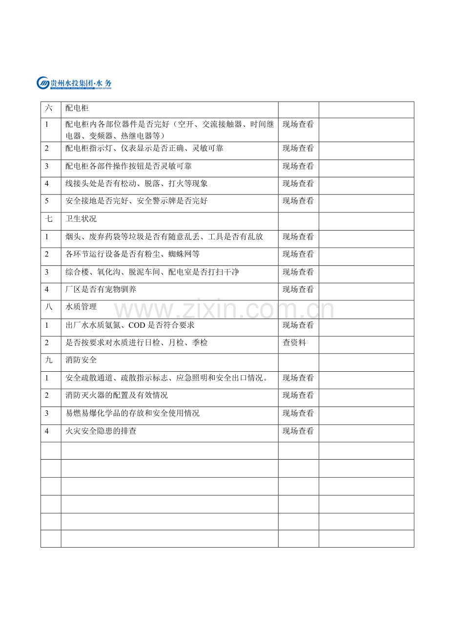 污水二厂安全检查表.doc_第2页