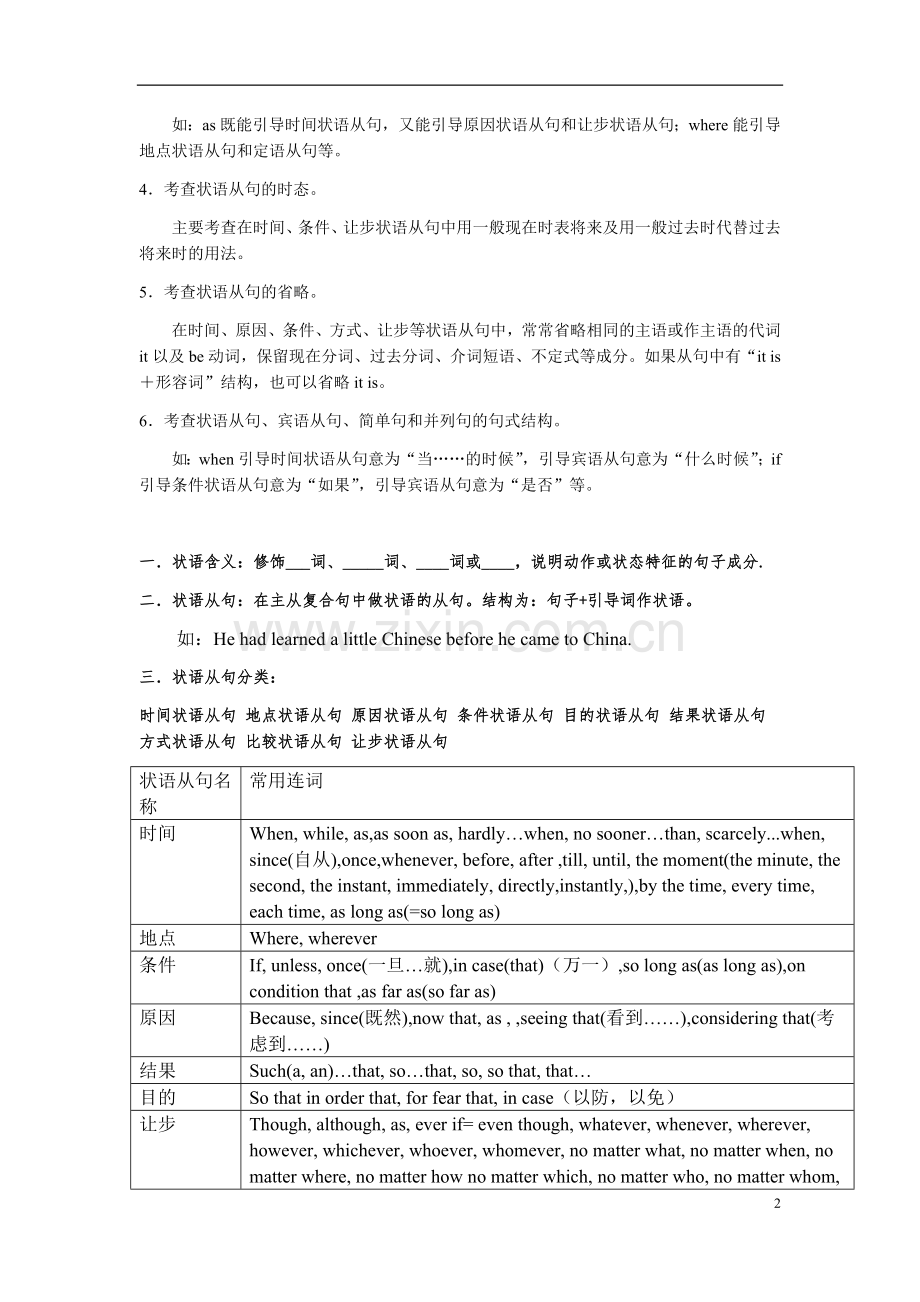 高中状语从句导学案.doc_第2页