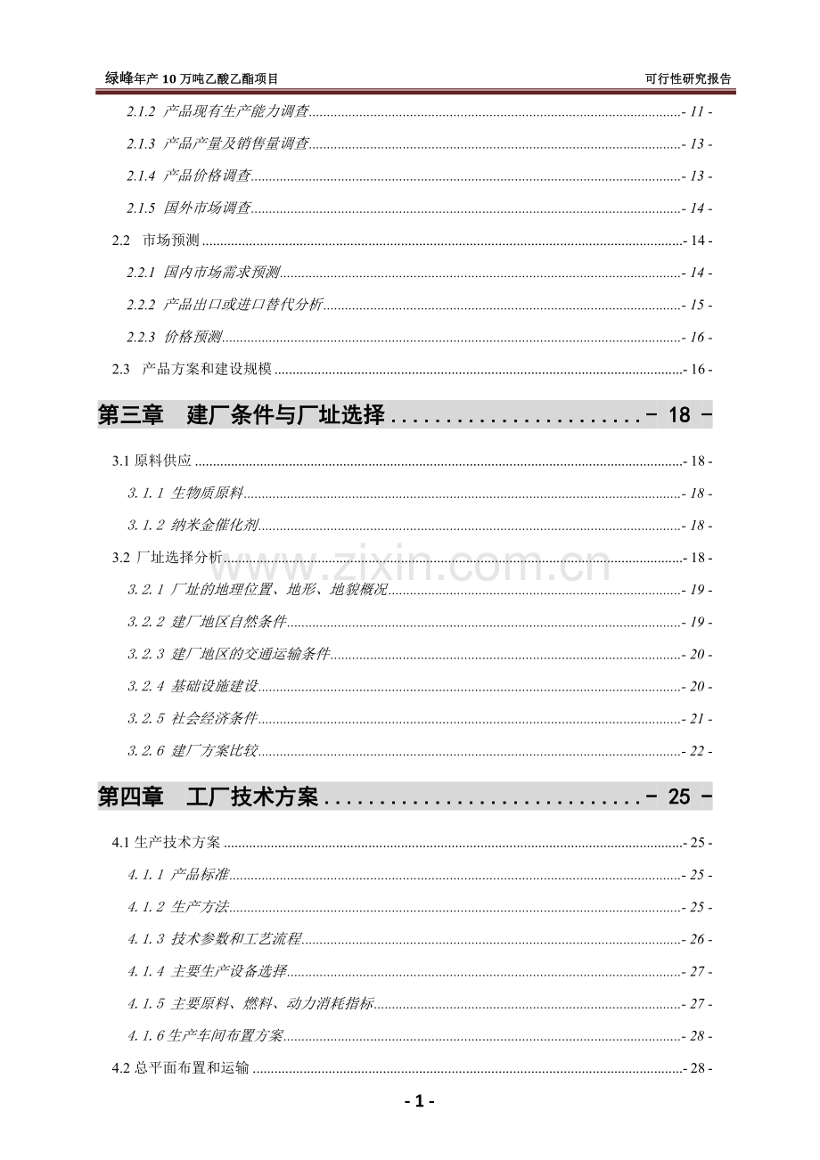 20万吨年乙酸乙酯合成项目可行性研究报告.doc_第2页