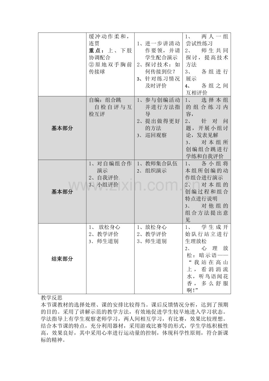 【作业表单】体现学科核心素养的教学设计-体育.doc_第3页