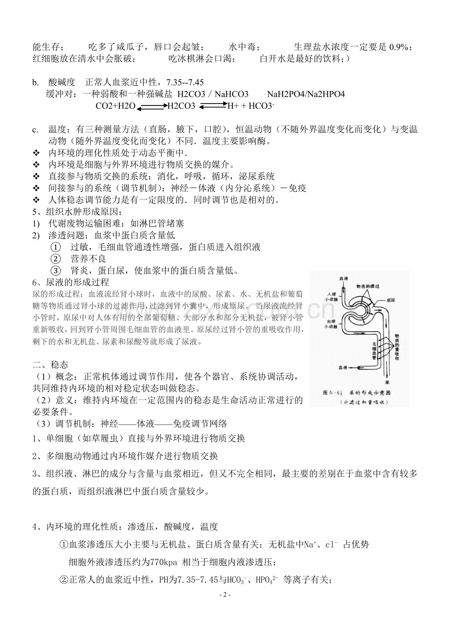 人教版高中生物必修三知识点详解.doc_第2页