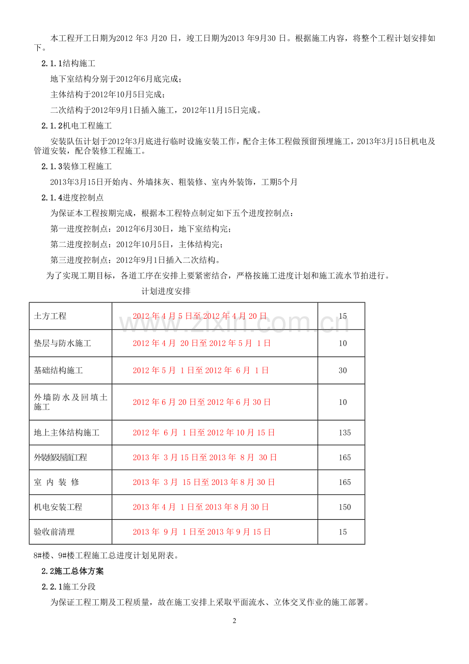 住宅楼施工组织方案工程施工组织.doc_第3页