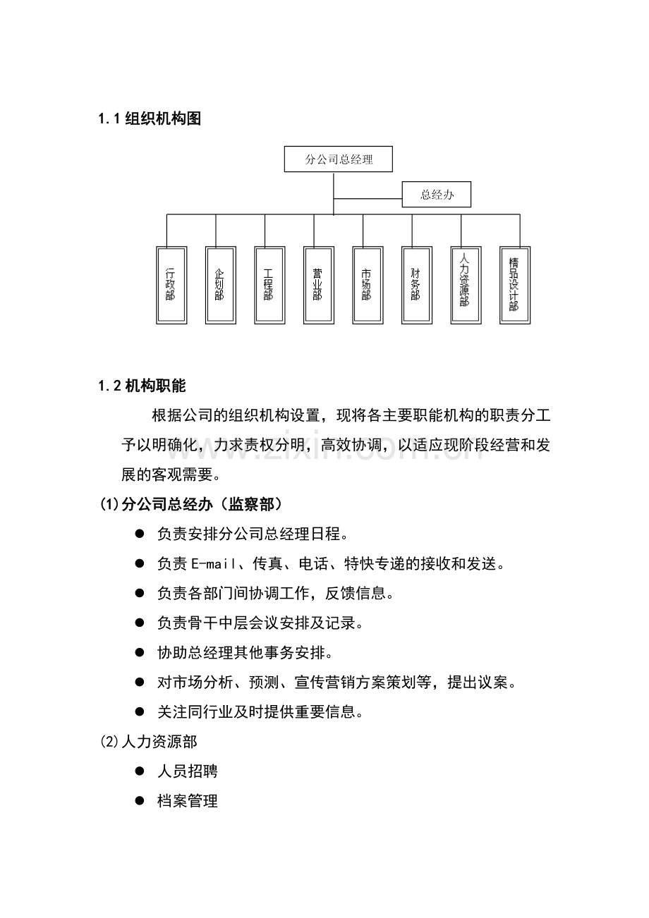 家庭装修企业岗位职责汇编.doc_第1页