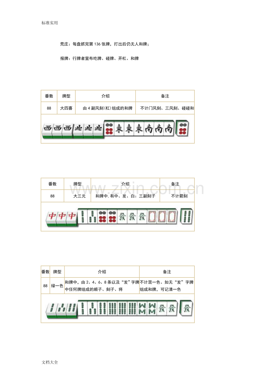 麻将牌和牌地基本规则.doc_第2页