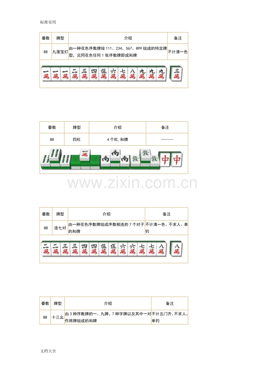 麻将牌和牌地基本规则.doc_第3页