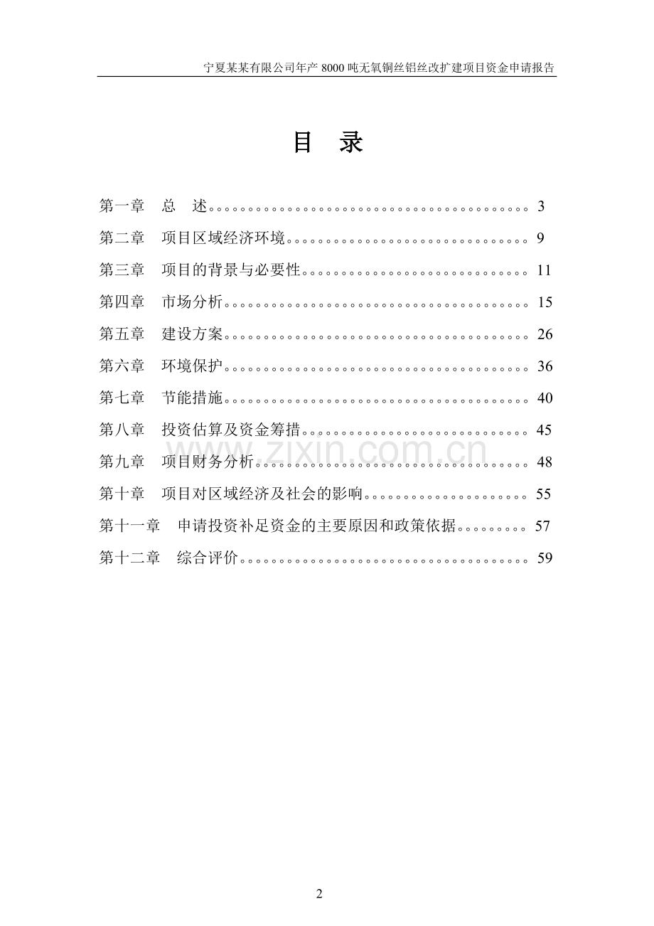 有限公司8000吨无氧铜丝铝丝改扩建项目资金可行性论证报告.doc_第2页