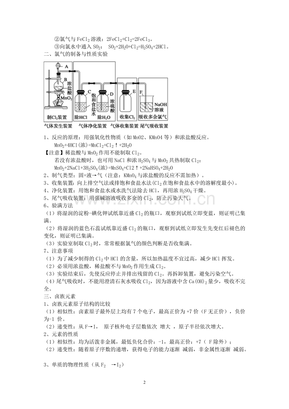 专题16氯及其化合物.doc_第2页