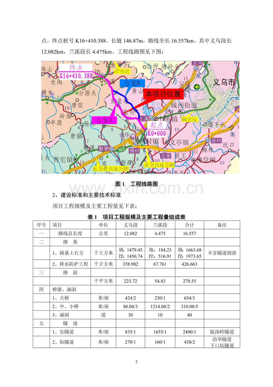 义乌至兰溪公路工程项目申请建设环境评估报告书.doc_第3页