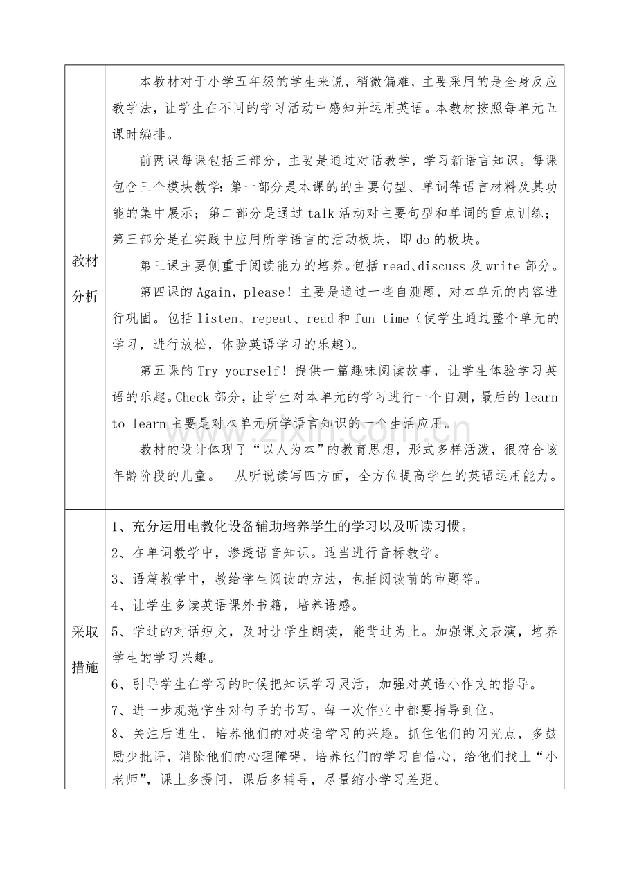 山科版英语教学计划五下.doc_第3页