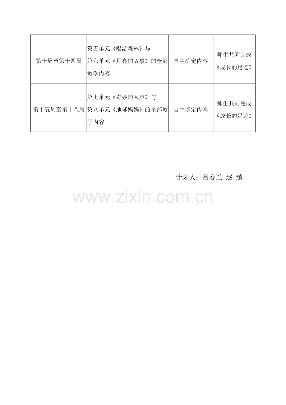 小学音乐四年级下册教学计划.doc_第3页