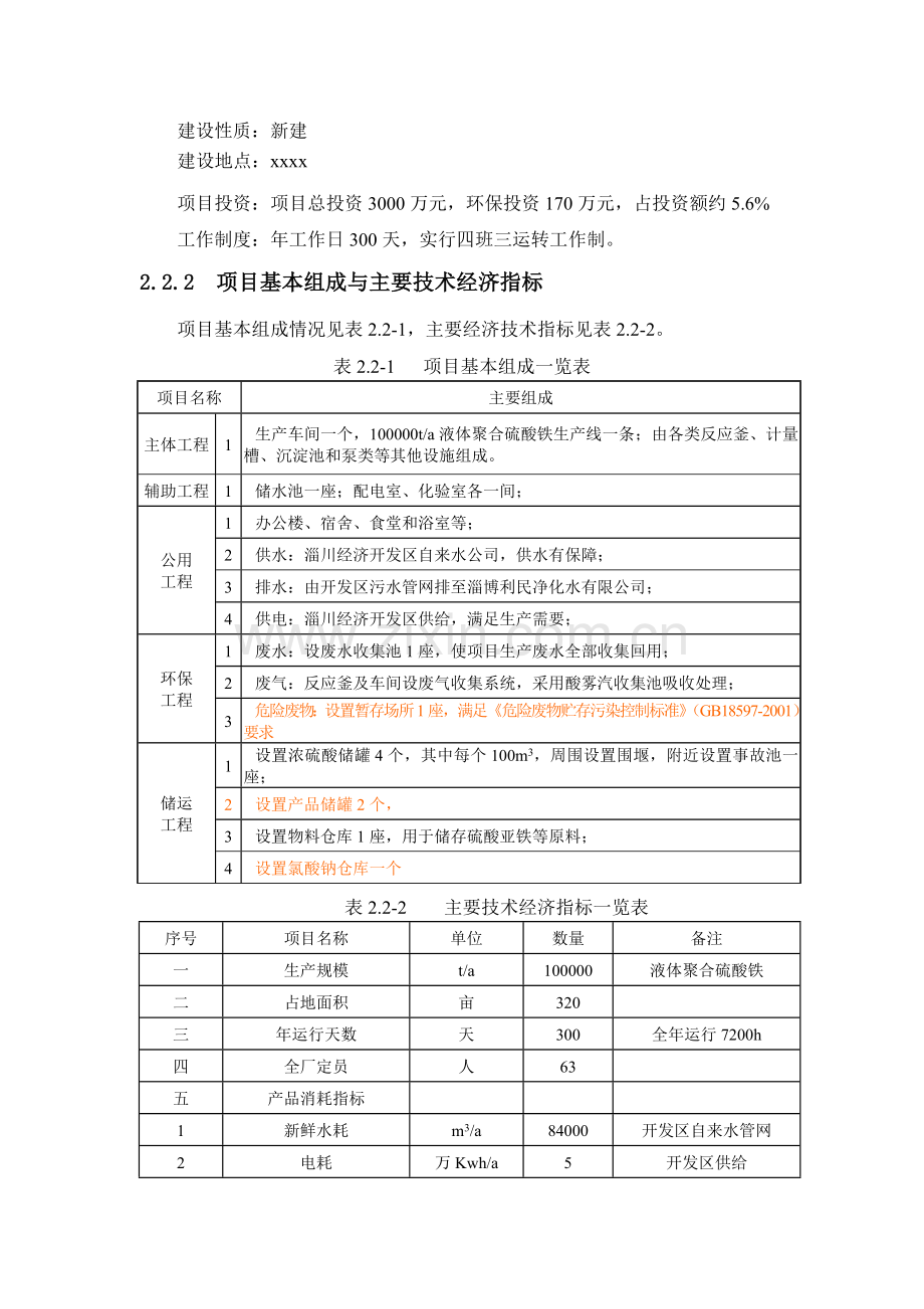 有限公司年产50000吨净水剂工程项目可行性论证报告.doc_第2页