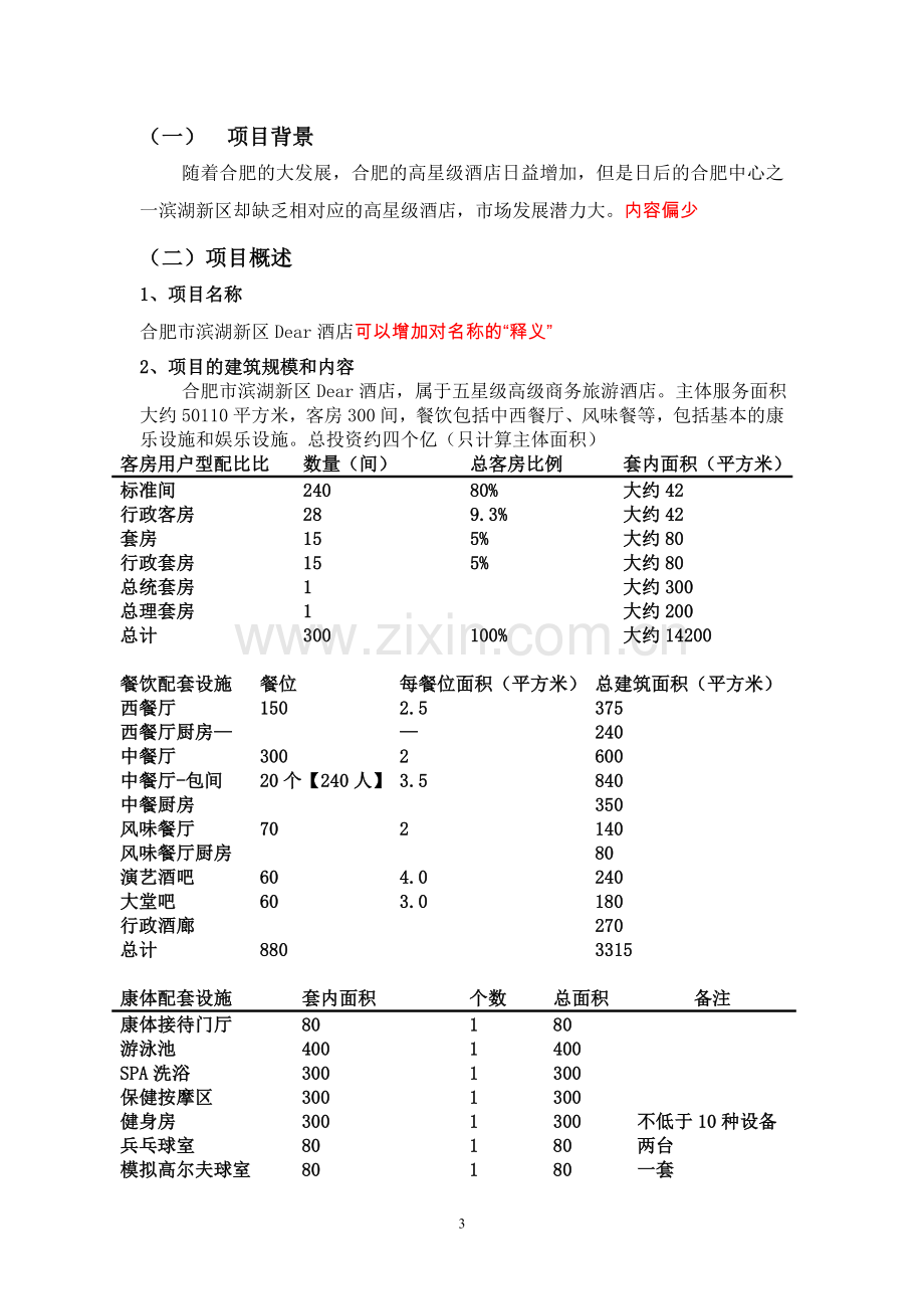 高星级酒店投资可行性研究报告.doc_第3页