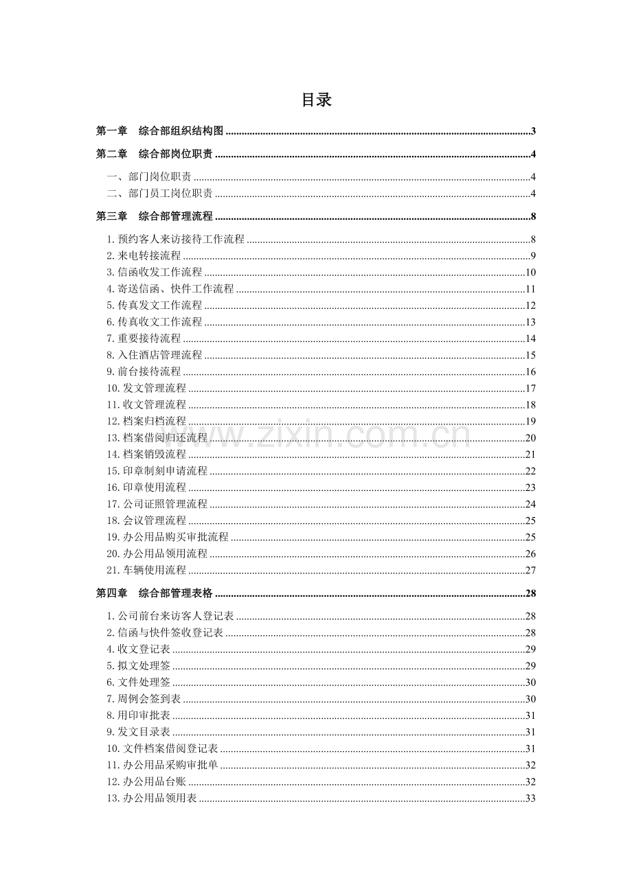 集团综合部管理规范及流程.doc_第1页