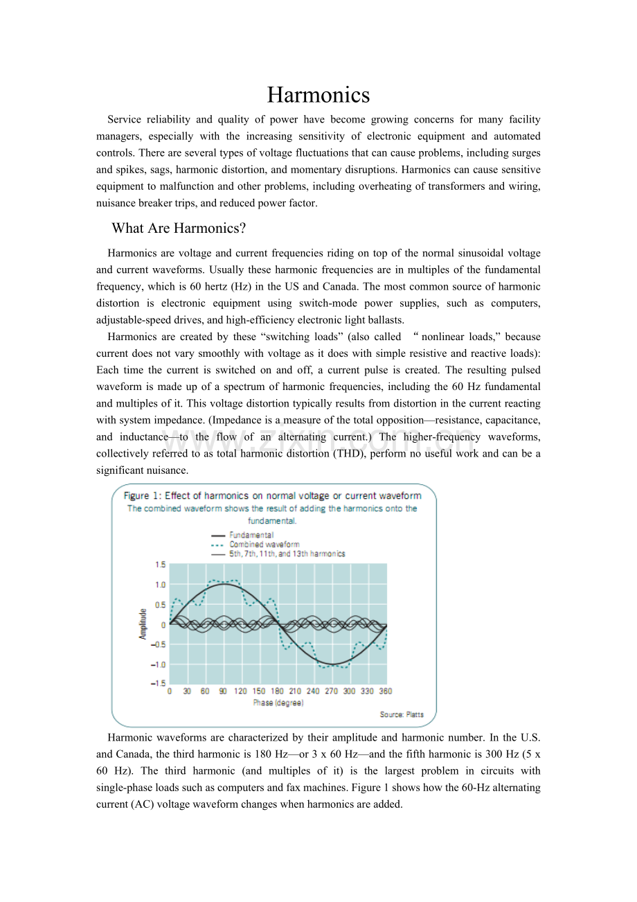 谐波--毕业设计英文文献翻译(电力方向附带中文).doc_第1页