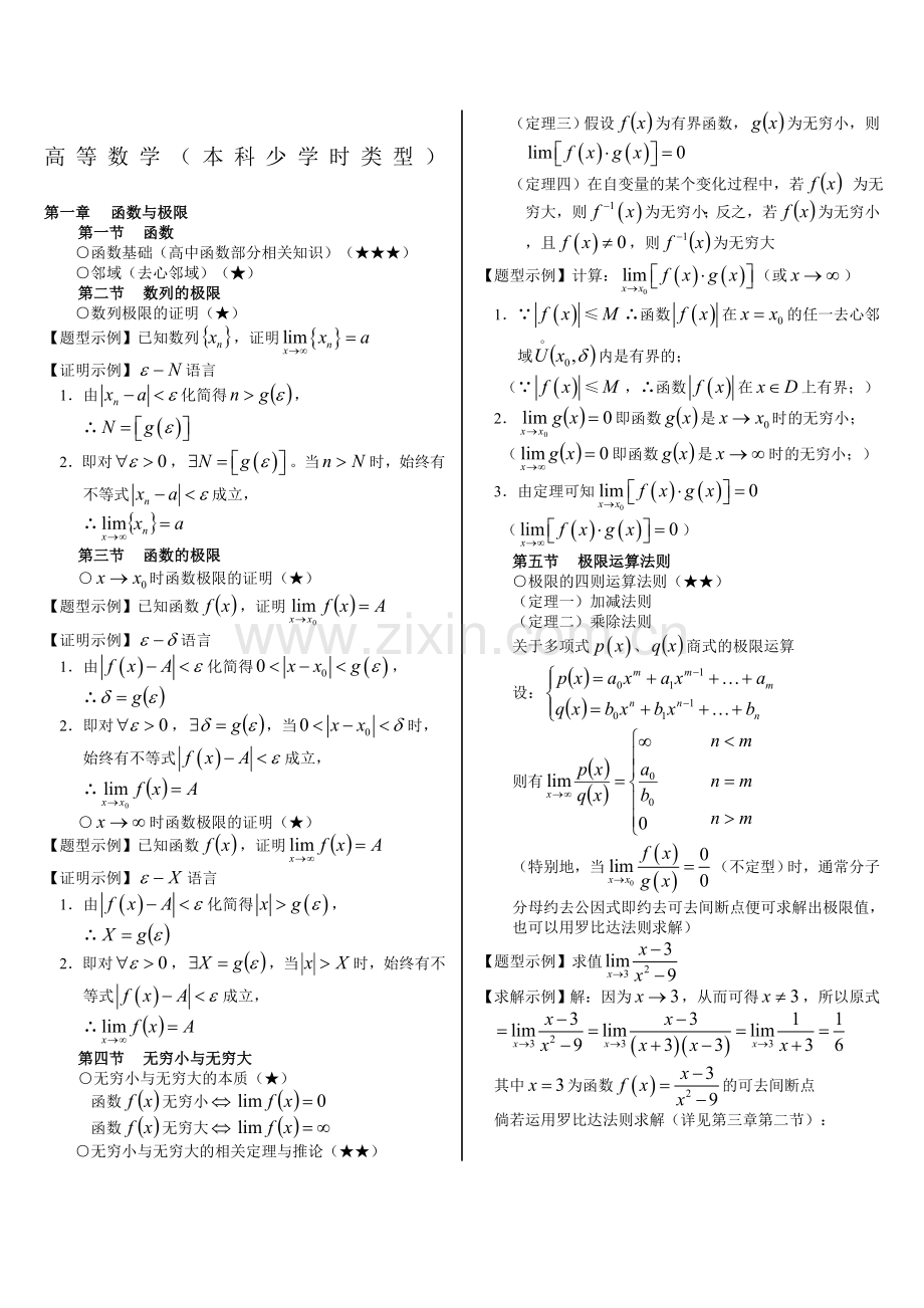 大一高数复习资料【全】.doc_第1页