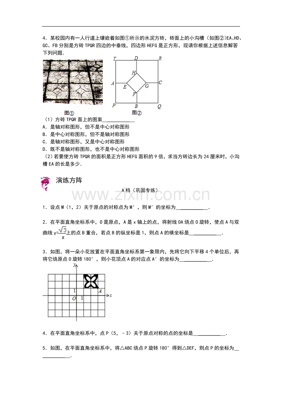 【复习专题】中考数学复习：三大变换—旋转作图(二).doc_第3页