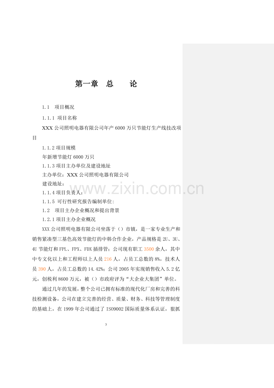 6000万支节能灯项目可行性论证报告.doc_第3页