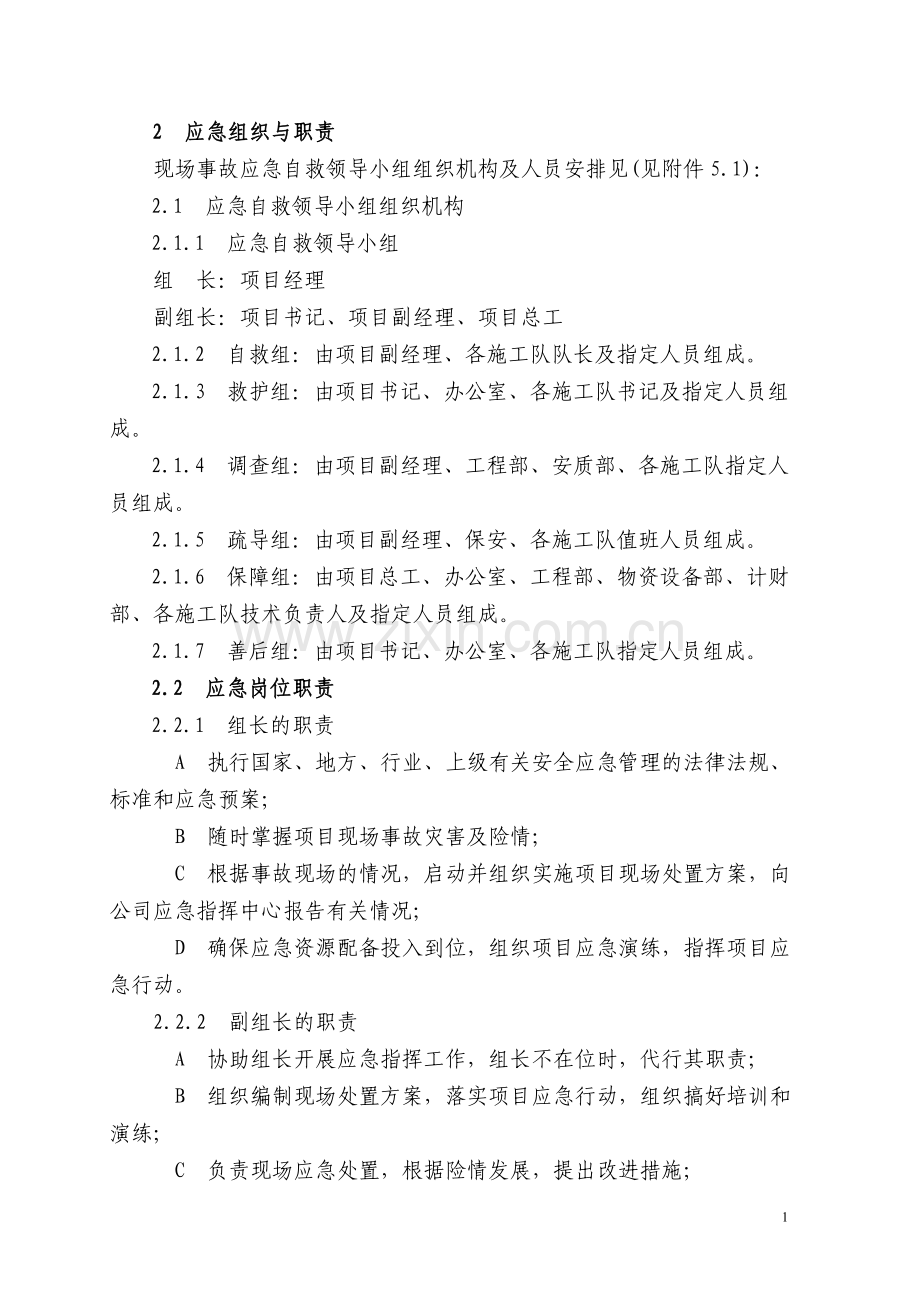 物体打击现场处置方案.doc_第2页