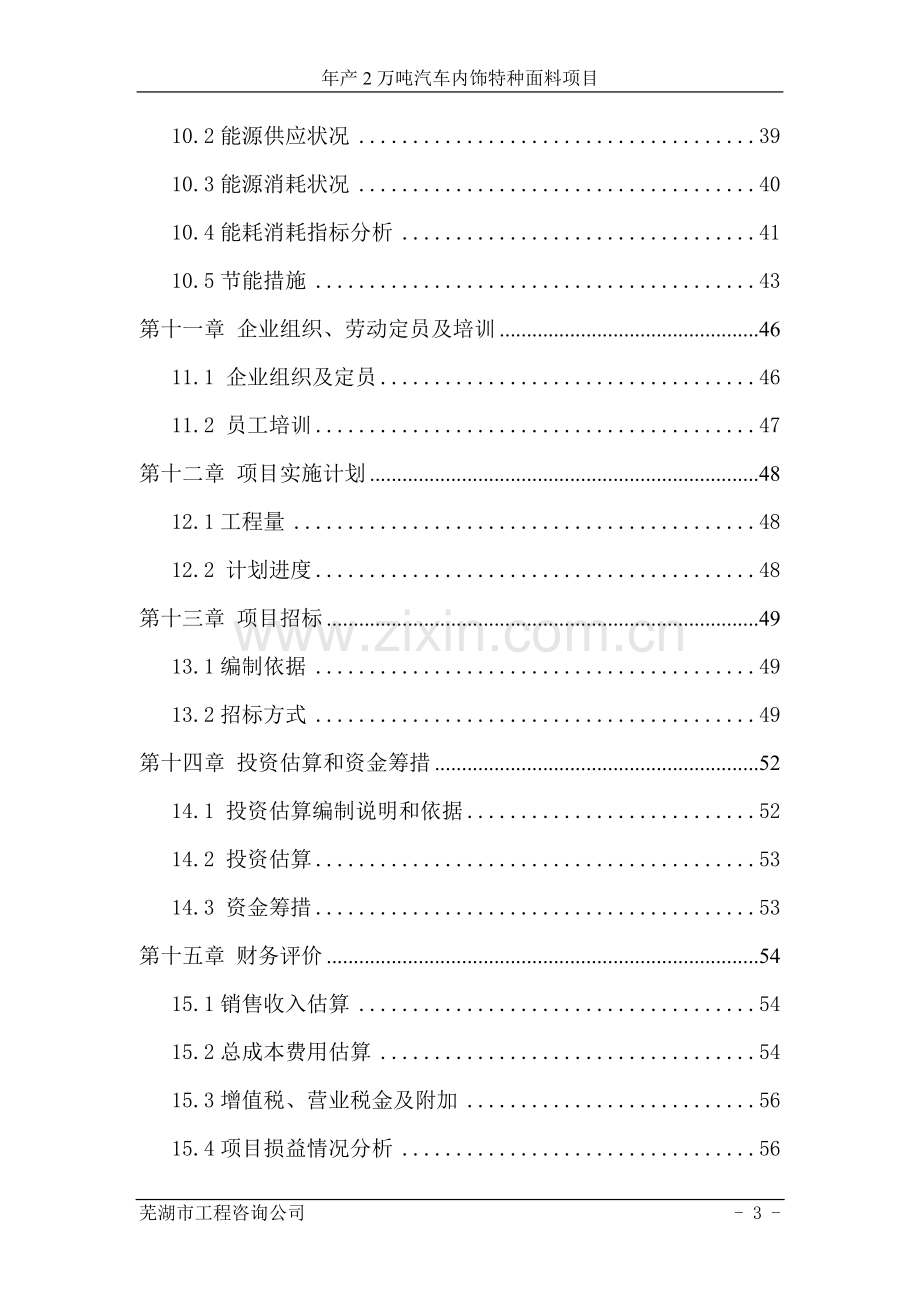 年产2万吨汽车内饰特种面料项目可行性研究报告书.doc_第3页